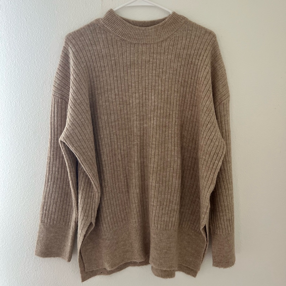 Cozy Oatmeal Sweater